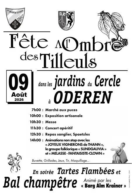 Illustration de « À l'ombre des Tilleuls 2026 » — Cercle Sainte Marie d'Oderen