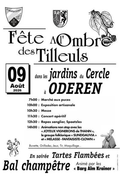 Illustration de « À l'ombre des Tilleuls 2026 » — Cercle Sainte Marie d'Oderen